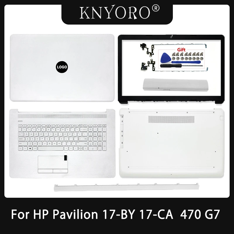 

New Original For HP 17-BY 17-CA 470 G7 Laptop LCD Back Cover/Bezel/Palmrest Upper Keyboard Top Case/Bottom Case L22516-001 White