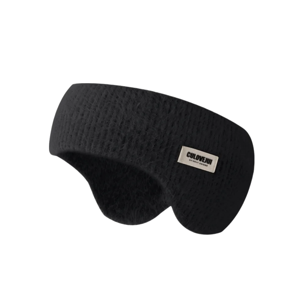 Sport Soft Ear Warmer Headband Windproof Faux Mink Fleece Earmuffs Stretchy Thick Knit Ear Covers Outdoor Sports