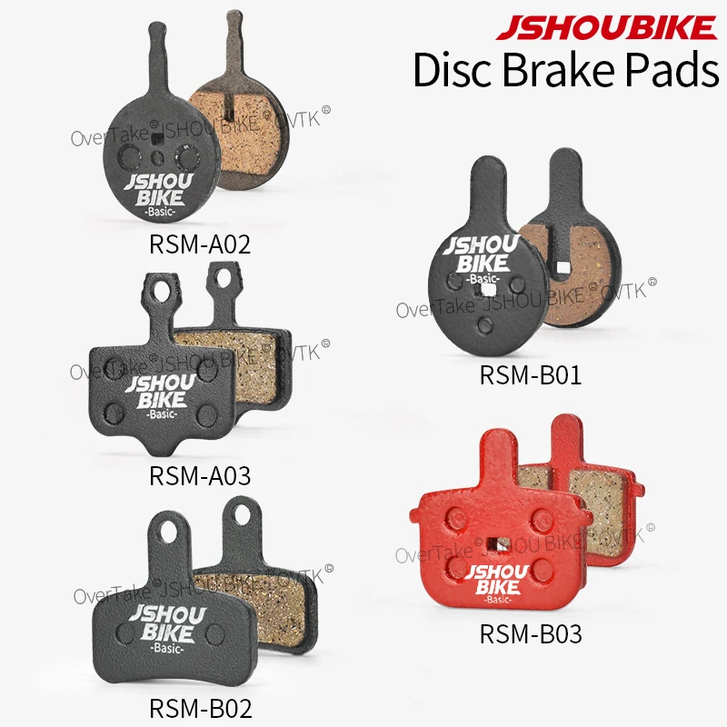 

10/ 20 pairs JSHOUBIKE Disc Brake Pads Resin&Semi-metal For SRAM E1 E3 E5 E7 ,G2 DB1,DB3,DB5,Avid BB5, CSC, Kingdom Bike Parts