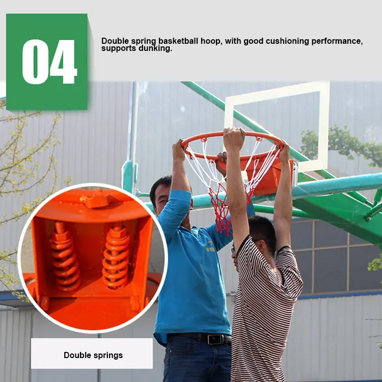 แป้นบาสเก็ตบอลติดผนังพร้อมห่วง คุณภาพสูง สำหรับผู้ใหญ่ ขนาด 180 ซม. x 105 ซม. ทำจากกระจกนิรภัย