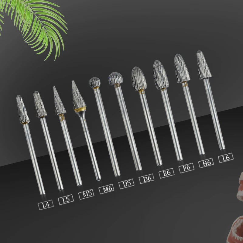 Tungsten Carbide Cutter Shank Milling Cutter Abrasive Tools 10 Options Available Electric Grinding Dental Equipment Tools