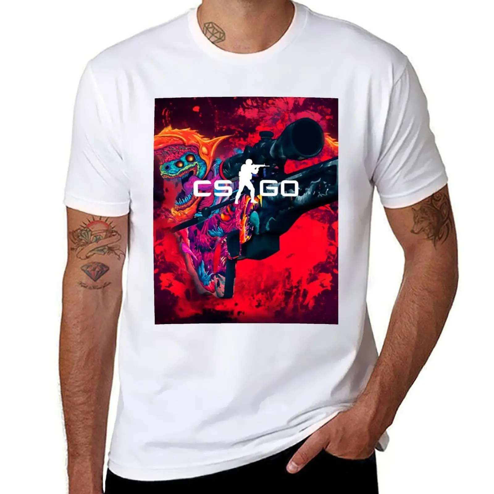 

Beast CSGO Hyper T-Shirt Breathable Basic Cotton T-Shirt