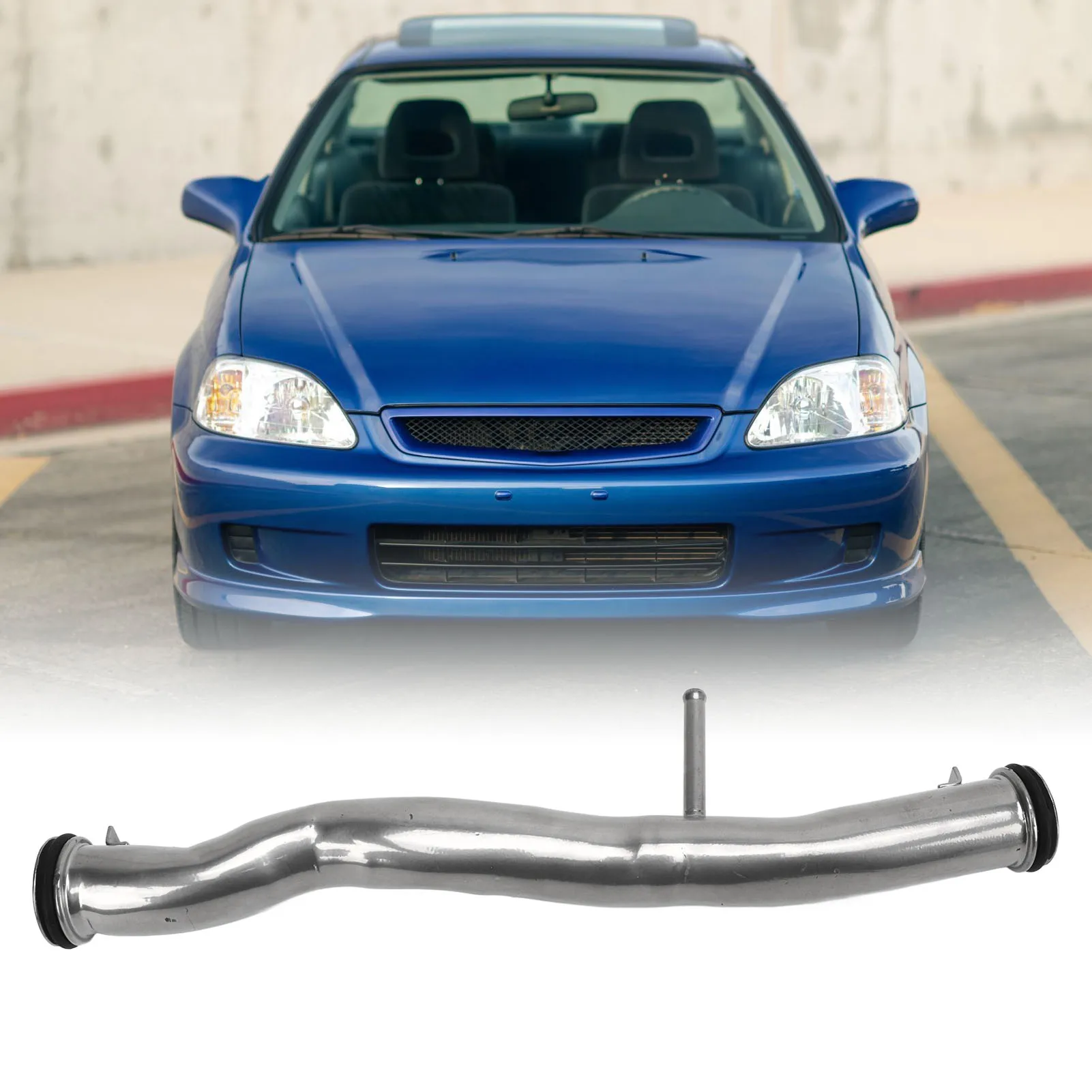 

Coolant Bypass Pipe Metal Construction 19505 P30 000 for Integra Del Sol Civic Cr‑V B Series Engine Coolant Bypass Pipe