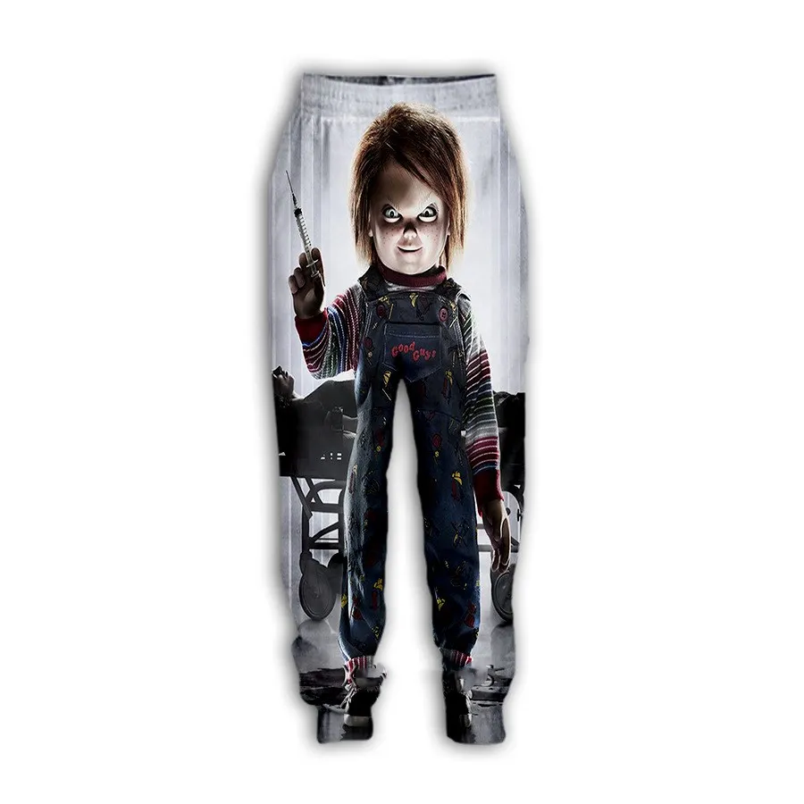 New Bride of Chucky 3D Print Causal Clothing Fashion Men Women Tracksuits Hip Hop Pants Plus Size S-7XL Seasons Casual trousers