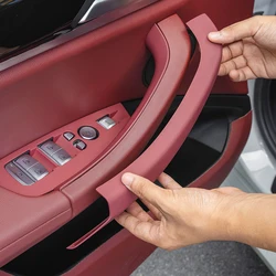 Car Interior Door Handles Panel Pull Trim Inner Handle Cover Car Styling For BMW X3 G01 IX3 G08 X4 G02 Accessories 2018 to 2023