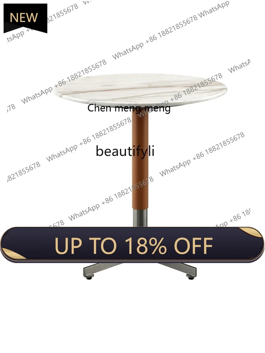 

P178 Marble Coffee Table Coffee Table Simple and Light Luxury Italian Minimalist Designer Side Table