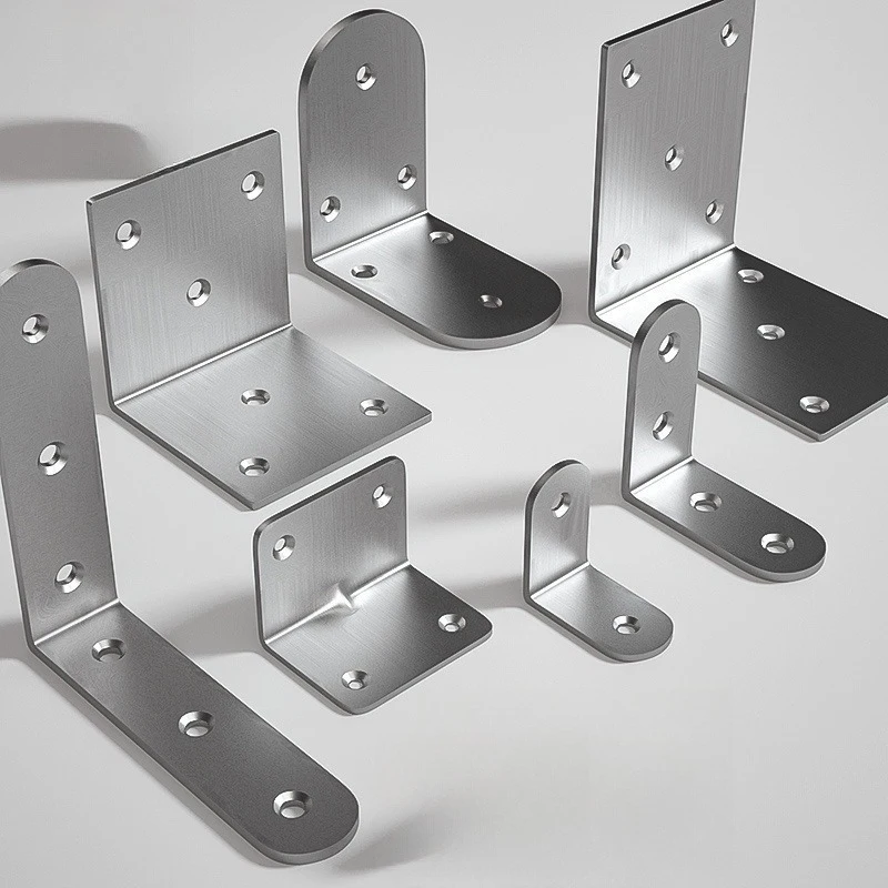 20/10x Stainless Steel Bracket/Home Furniture Door Hardware Fitting Accessory Tool Component Part Equipment Kit New Part Case