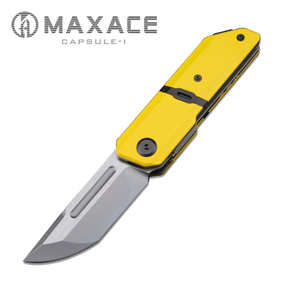 Maxace Capsule-I Folding knife pocket knife camping portable outdoor fruit knife Survival Self-defense Collection And Gift