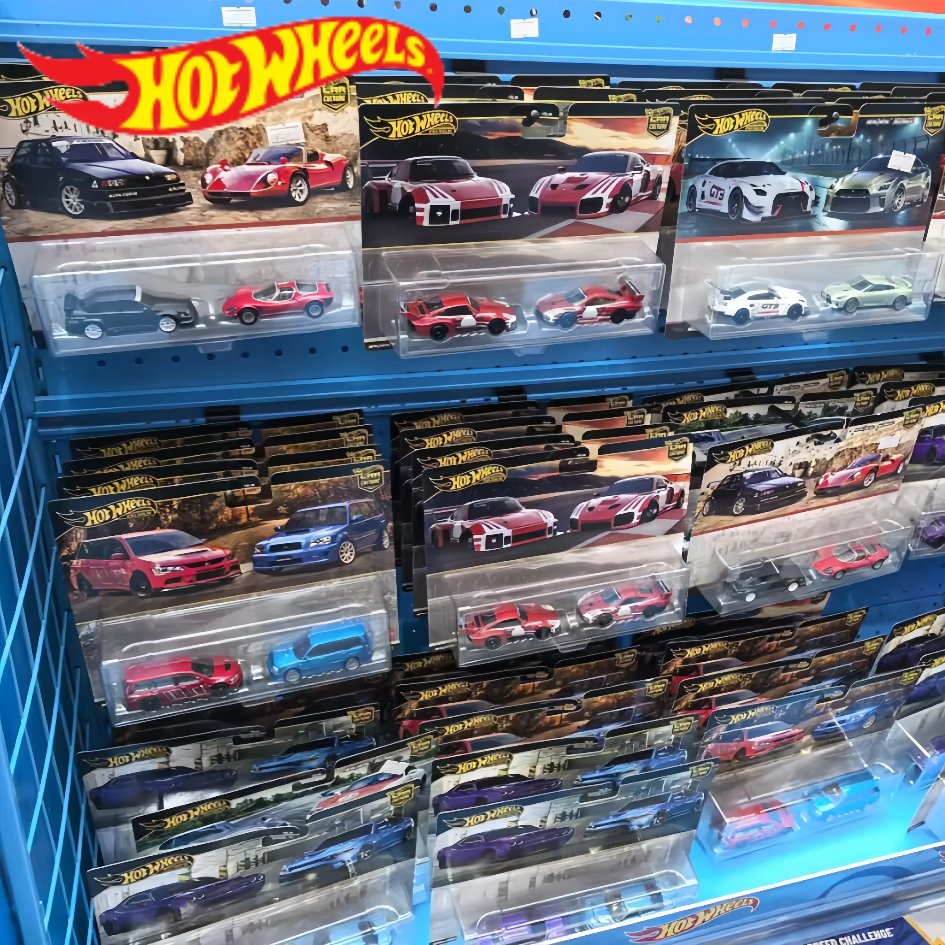 Car Culture Transport Fleet Series Original Hot Wheels Benz 300 Ferrari 250 Bmw M3 1:64 Model Die-Cast Vehicle Unopened Car Toys