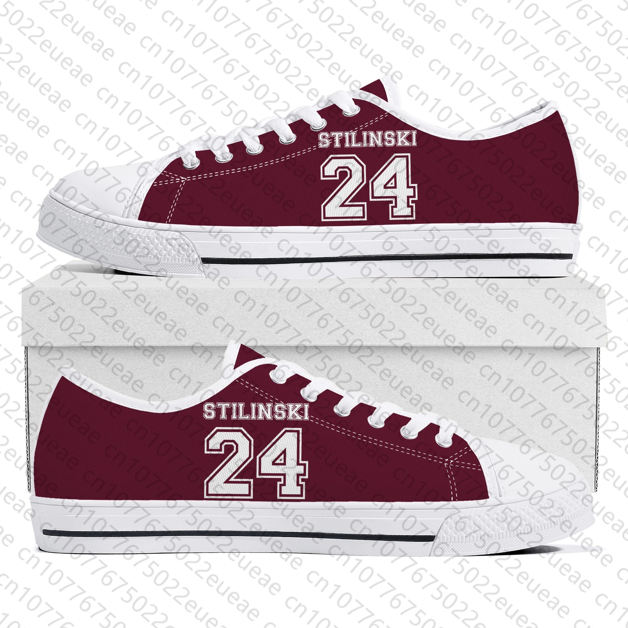 Teen Wolf Stiles Stilinski Low Top Sneakers Mens Womens Teenager Canvas High Quality Sneaker Casual Custom Made Shoes DIY Shoe