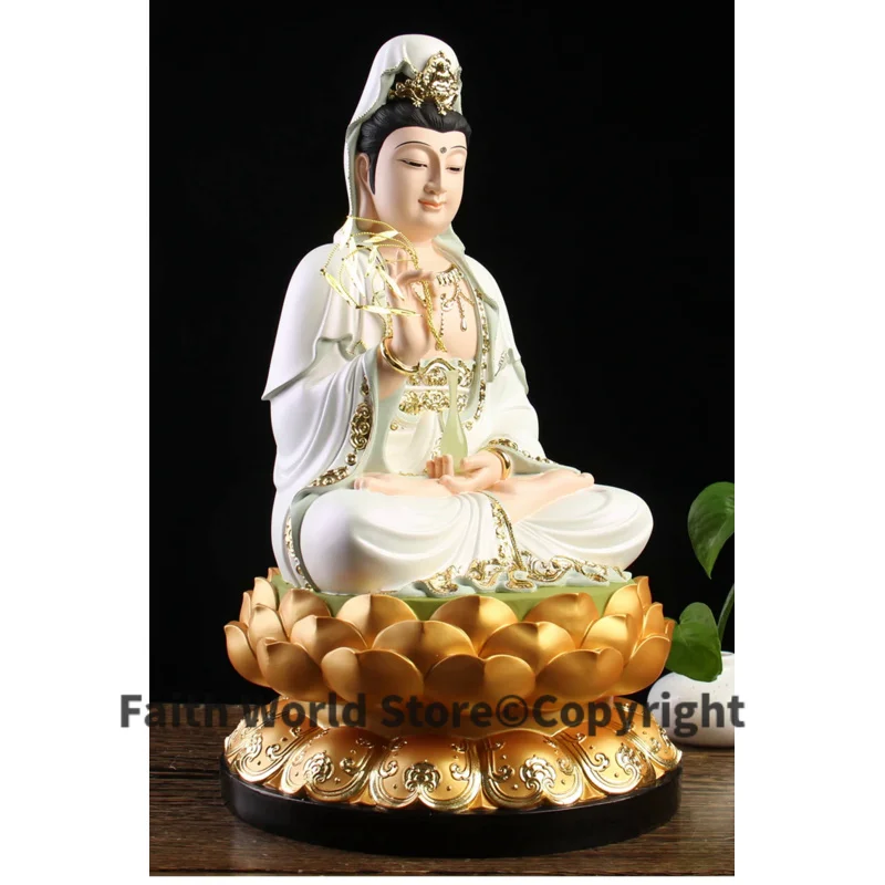 2025 Thailand High grade resin Buddha statue Goddess Guanyin Sakyamuni Maitreya Buddha God of wealth ksitigarbha family safety