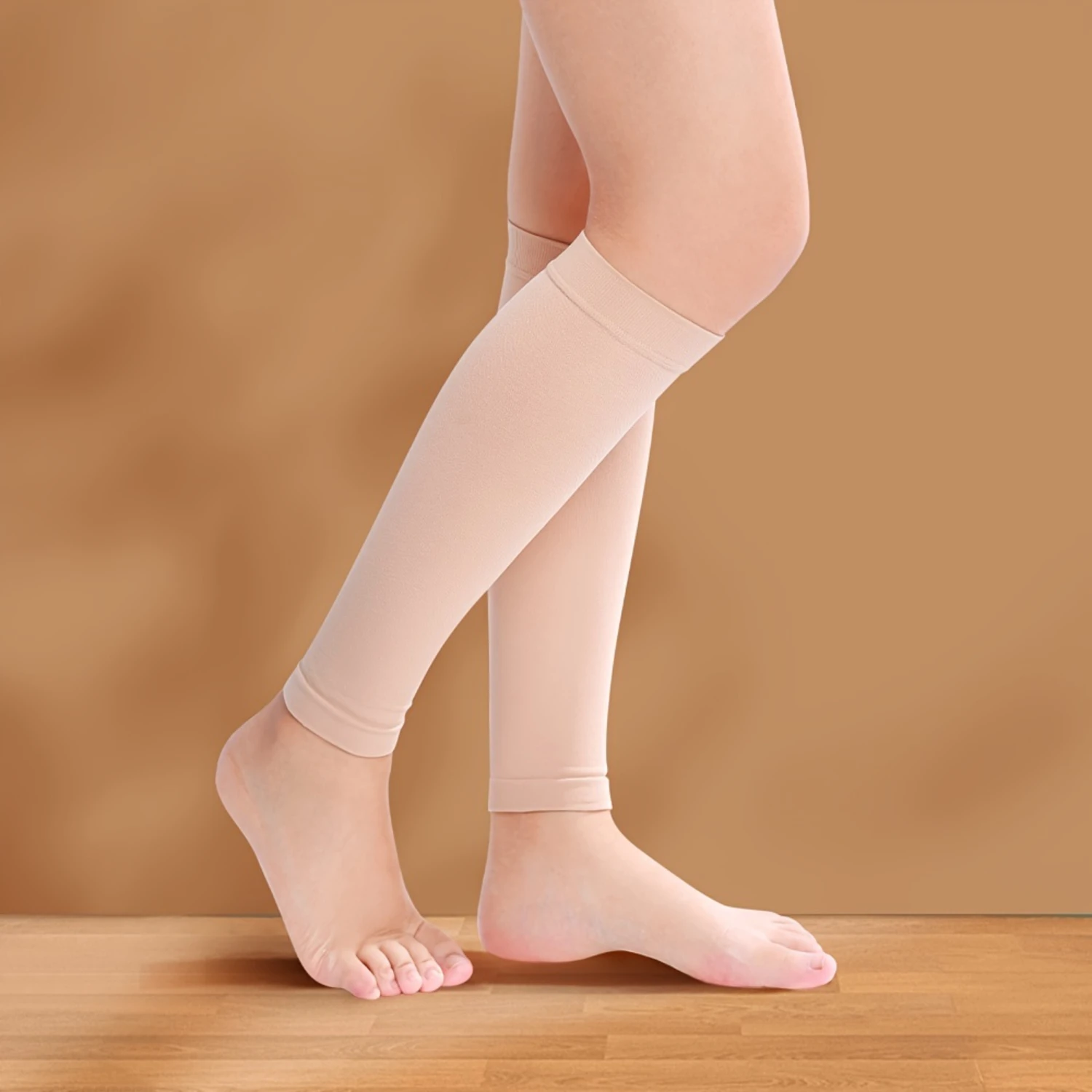 1 Pair Calf Compression Socks 23-32mmHg Knee Anti-Fatigue Compression Stocking Level 2 Knee Pads Sock for Men Women