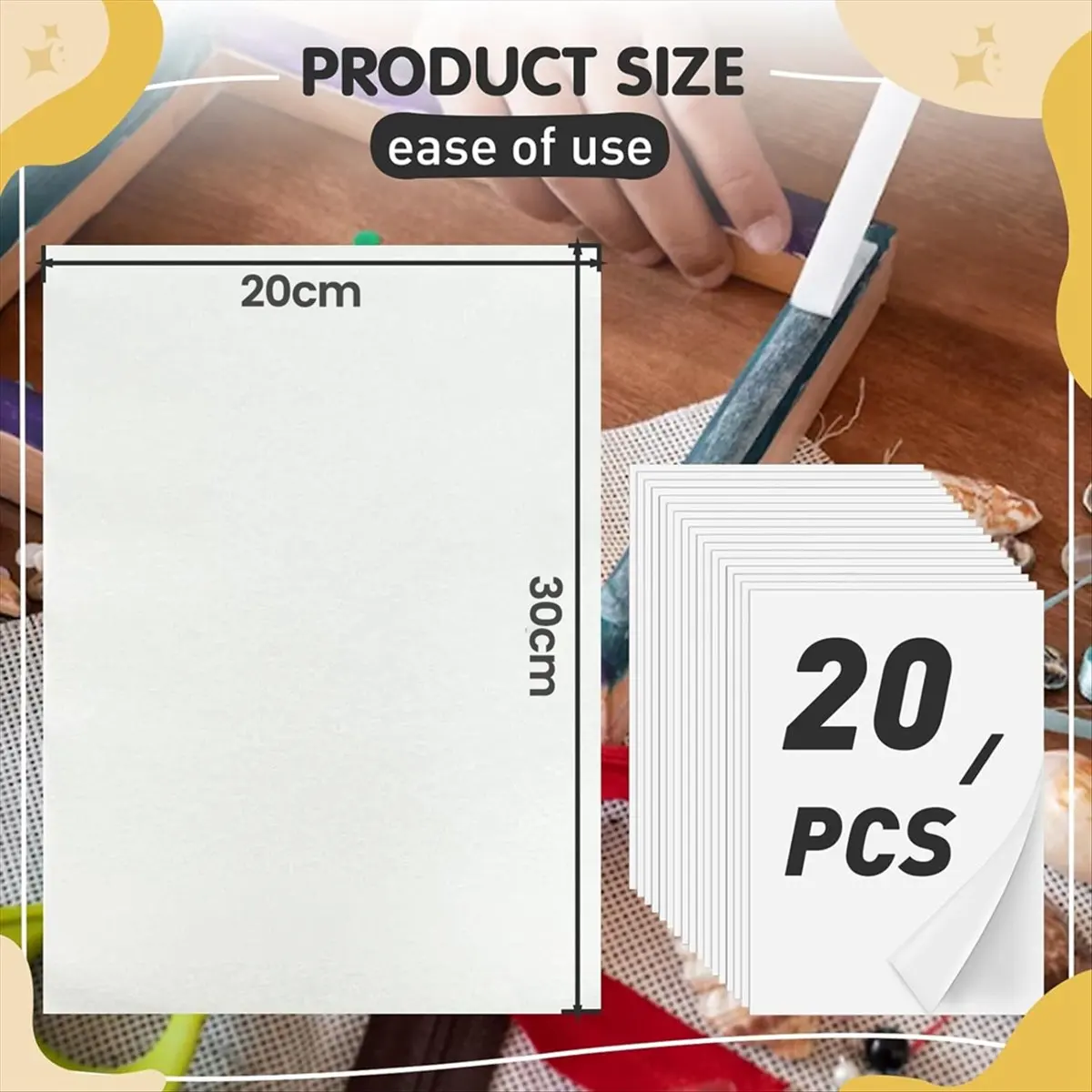 

Термоклеевые листы A56K, 20 шт., двусторонние, термоплавкие, для ткани, формат А4, клеевые прокладки, флизелин