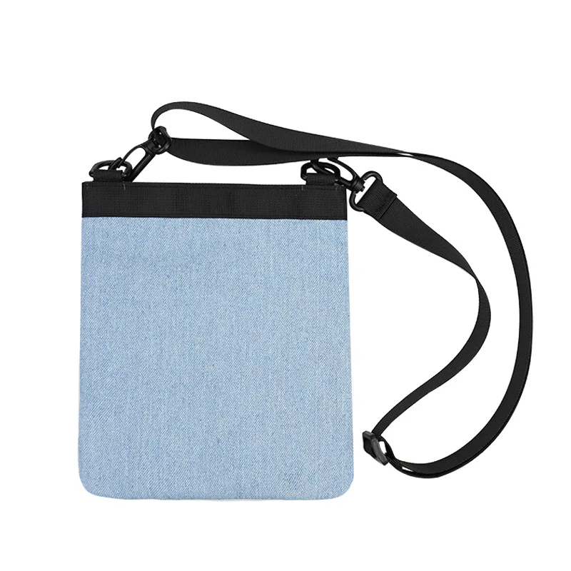 Sac à Main en Denim à Bandoulière pour Femme, Fourre-Tout, Simple, Messager, Décontracté, Jean, Assressenti, Poudres de Téléphone Portable