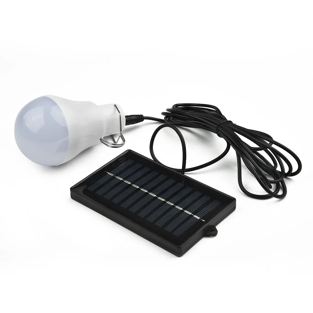 Solar Outdoor Led Lights Garden Lights 15W Solar Power LED Bulb Lamp Light Charged Outdoor Camping With Solar Battery