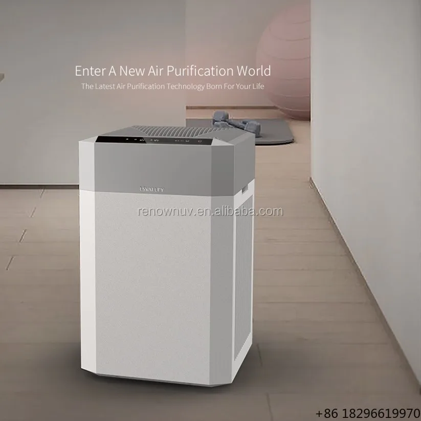 Home Air Purifier HEPA Activated Carbon Filter For Bedroom Living Room
