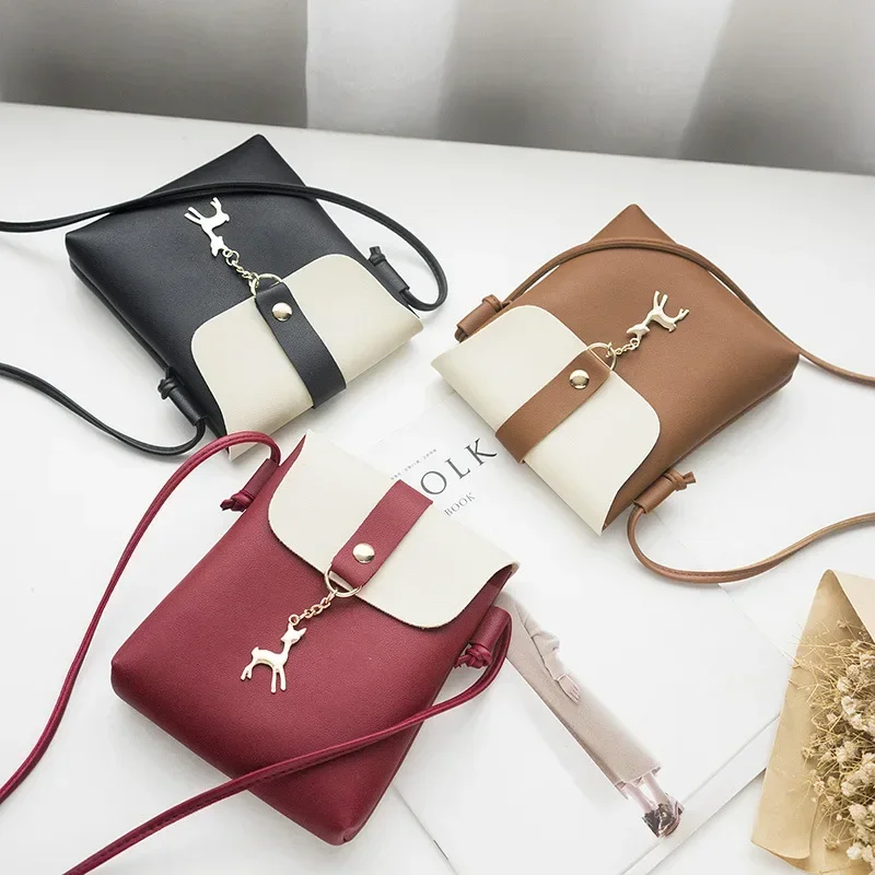 Fashion Small Shoulder Bags for Women Handbags  Key Mobile Phone Bag Coin Purse Girls Personality Single Shoulder Crossbody Bags