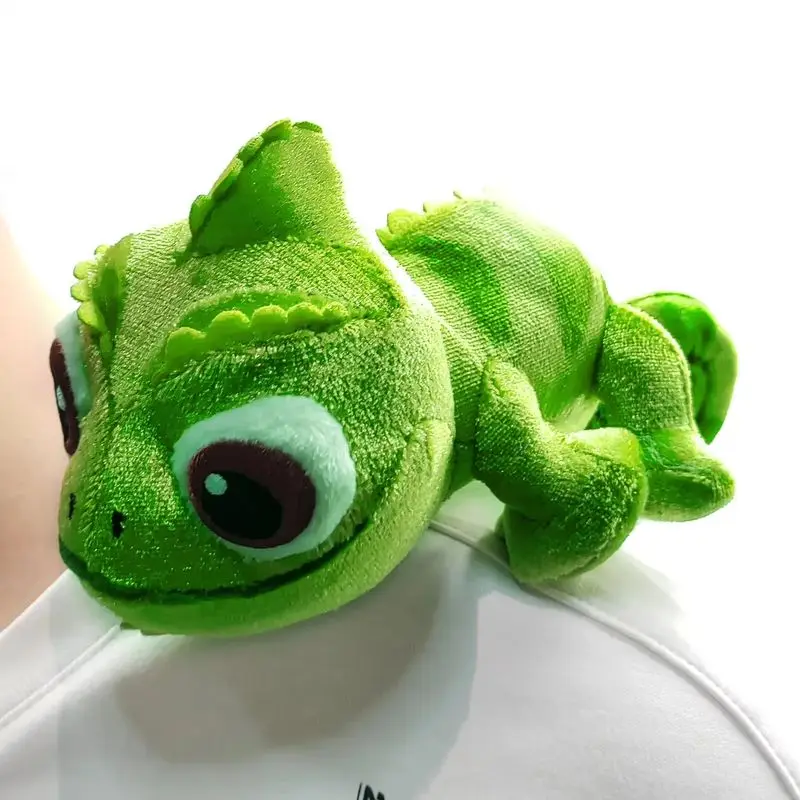 Hot 15cm Pascal Rapunzel Chameleon Plush Dolls Pascal Stuffed Animals Plush Doll Pascal Rapunzel Shoulder Plush Toys Kids Gifts