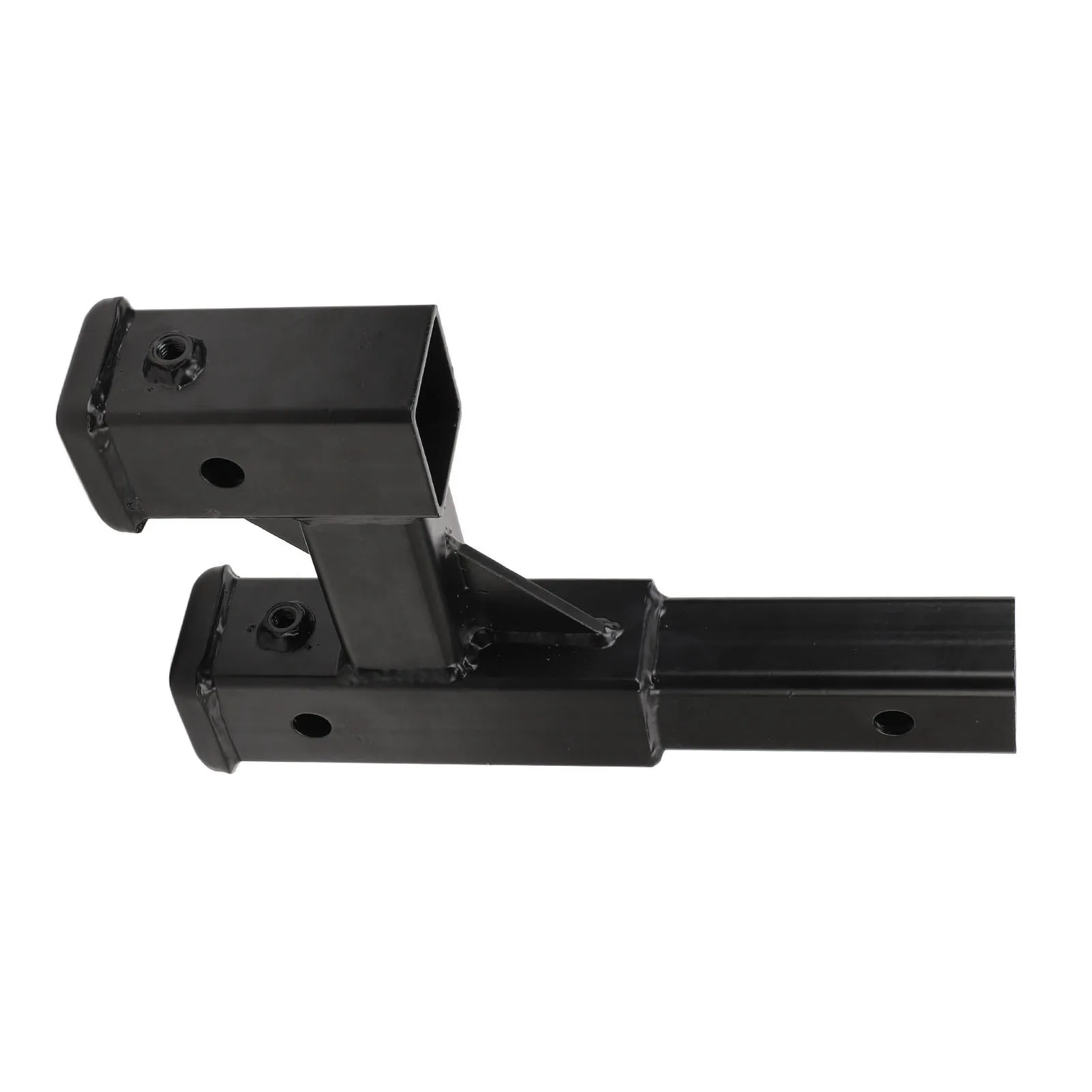 Стальной удлинитель сцепного устройства прицепа N, диапазон расширения 9,65 дюйма, черный адаптер удлинителя сцепного устройства для автомобиля, внедорожника, пикапа, автофургона с 2-дюймовым буксировочным портом