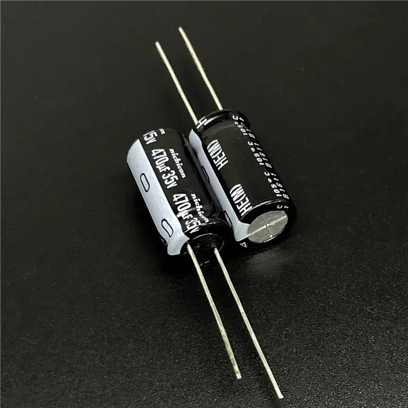 5 Pz/50 Pz 470uF 35V NICHICON HE Serie 10x20mm Estremamente Bassa Impedenza 35V470uF Condensatore Elettrolitico In Alluminio