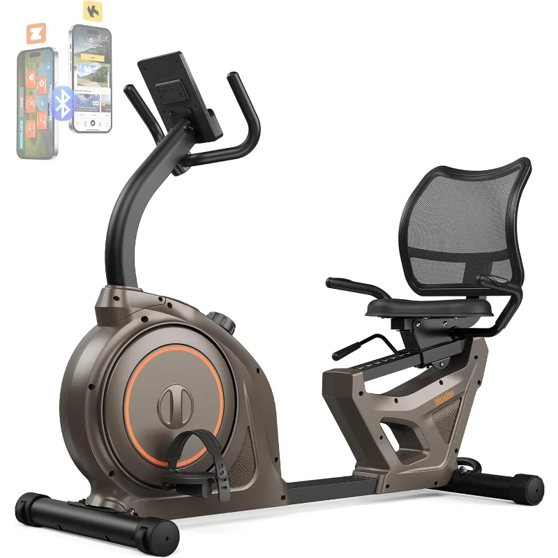 

Лежачий велотренажер Niceday, лежачий велотренажер для дома с емкостью 400 фунтов, высококачественный стационарный велосипед