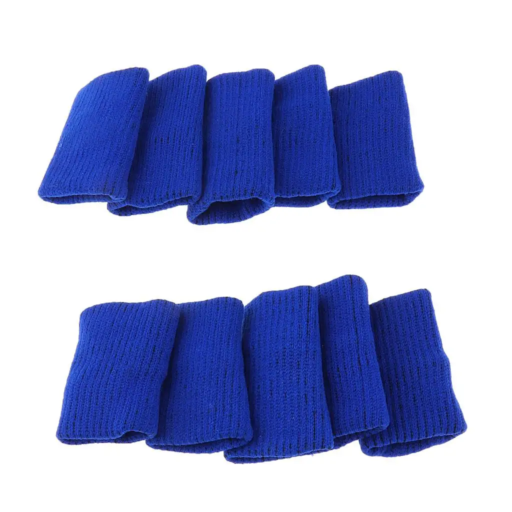 Stretchy Finger Protection Sleeves, 4 to 6 Packs of 10 Pieces,