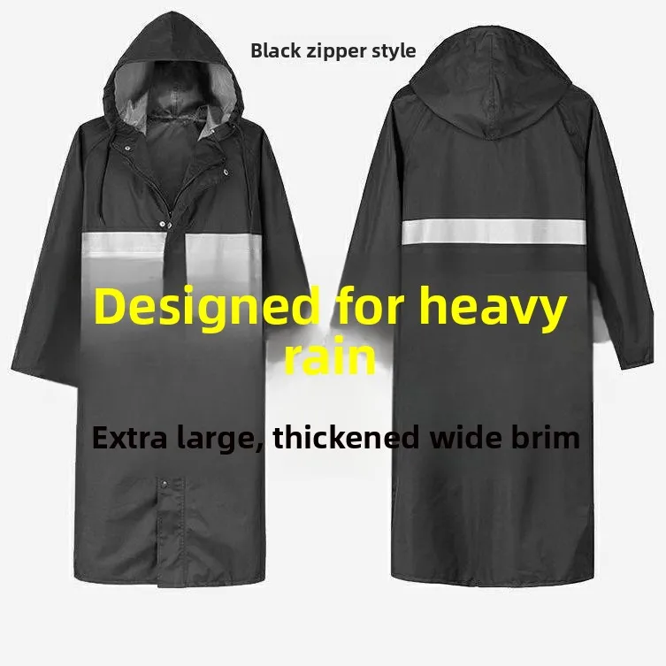 

Утолщенный брезентовый дождевик-комбинезон для мужчин, полностью водонепроницаемый, для активного отдыха, удлиненный, интегрированный, дышащий, одноразовый