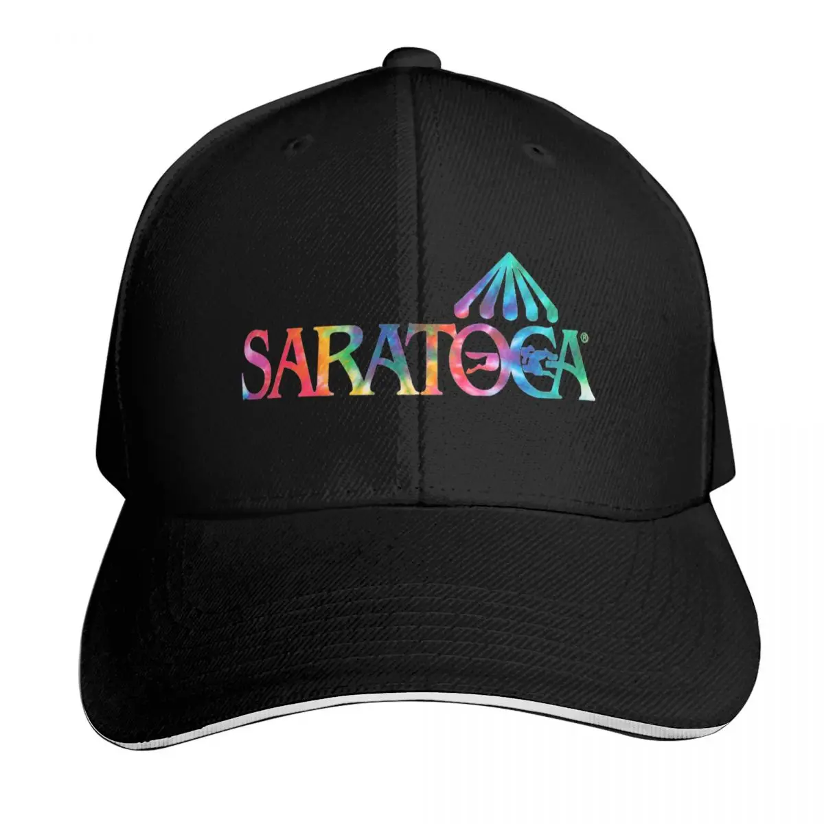 Saratoga Springs Race Track Baseball Cap New Hat Brand Man cap Hat Man For The Sun black Woman Men's
