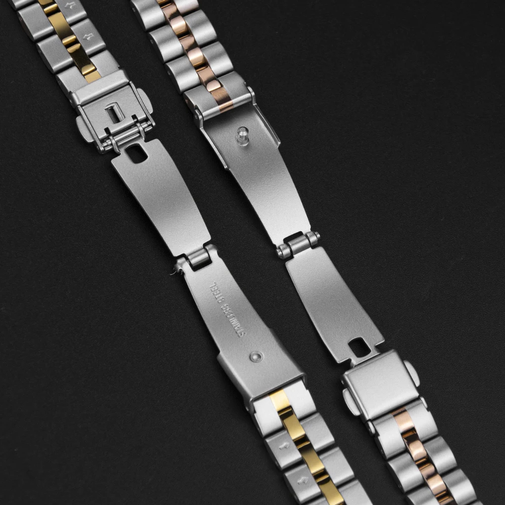 MiBand 10 حزام ل Mi Band 10 9 8 معصمه ل Mi Band 9 سوار الفولاذ المقاوم للصدأ حزام (استيك) ساعة ل Xiaomi Mi Band 8 الأشرطة المعدنية