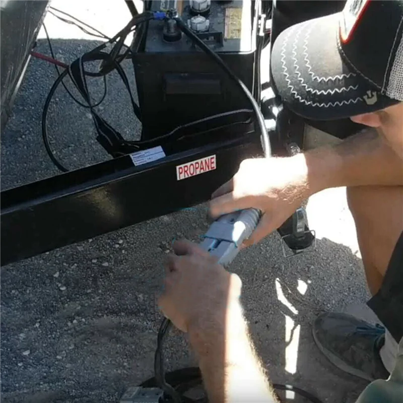 2025 الاتجاه 20 قطعة لموصلات التوصيل نمط أندرسون تيار مستمر أداة السلطة 50A 12-24 فولت 6AWG القطب المزدوج مع موصل الطاقة الاتصال النحاس #5