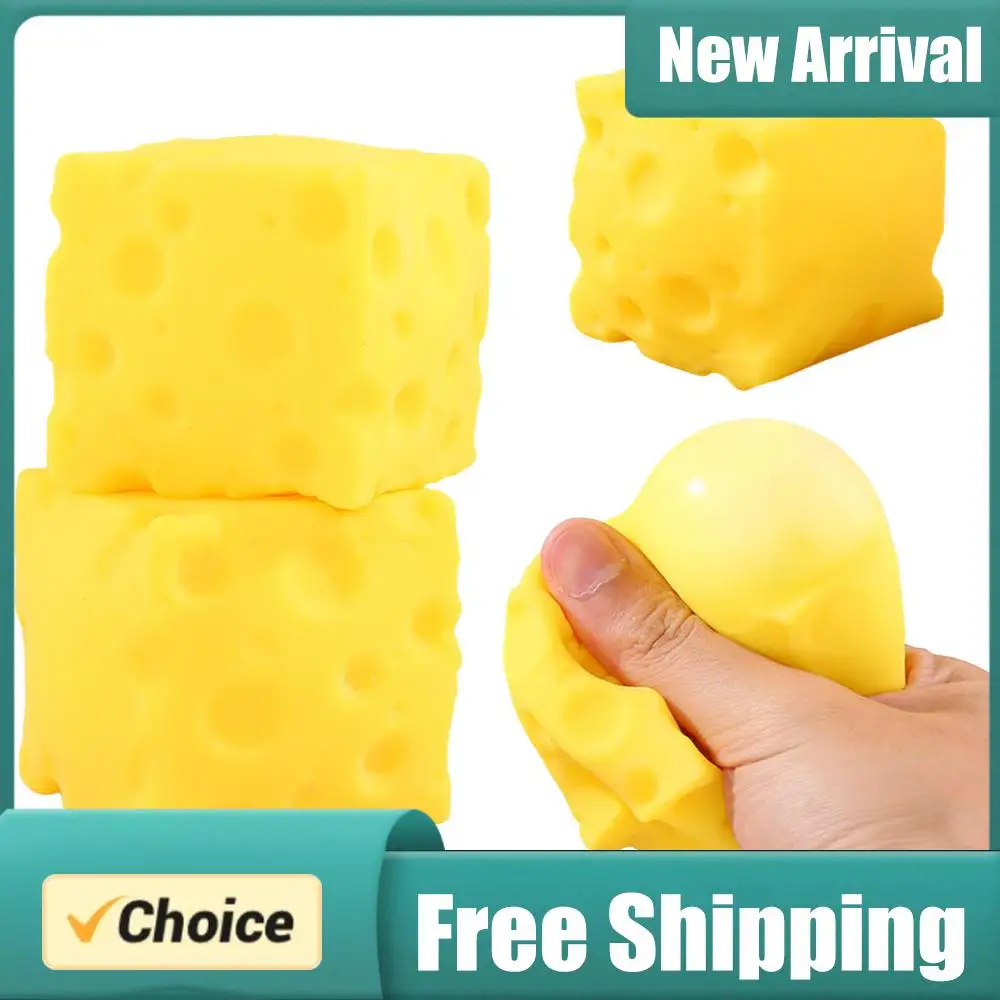 

Квадратные игрушки-антистресс в форме сыра, медленно восстанавливающие форму, сенсорные игрушки для снятия стресса, антистрессовые мячики-сыр, фиджет-игрушки для детей и взрослых