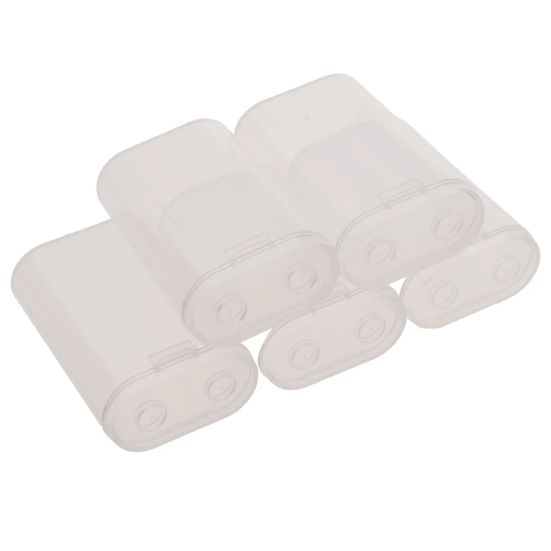 Practical Battery Holder for 2x21700 Battery Plastic Storage Case Easy to Carry Dropship