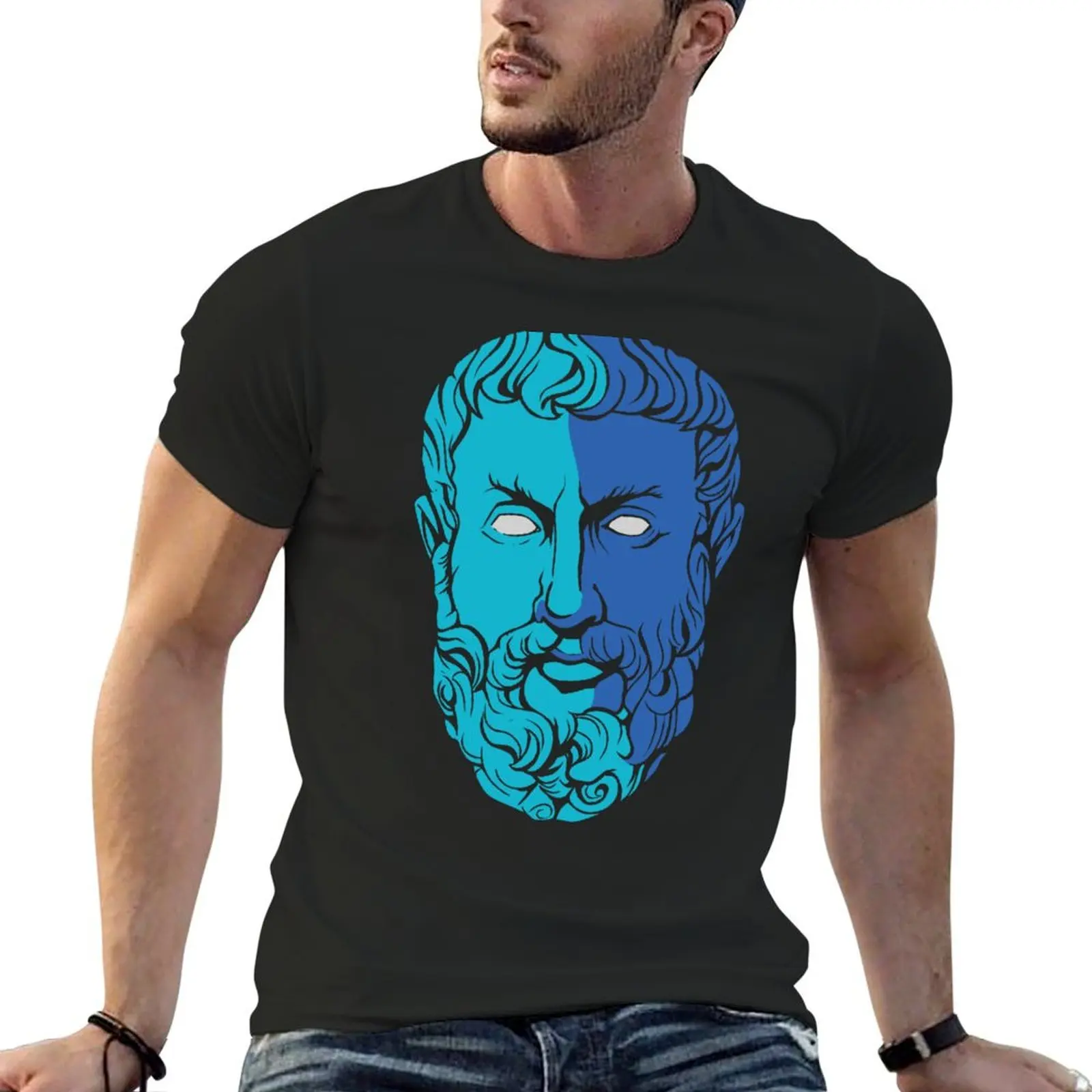

HERACLITUS PHILOSOPHER T-Shirt animal prinfor boys baggy shirts sweat anime workout shirts for men