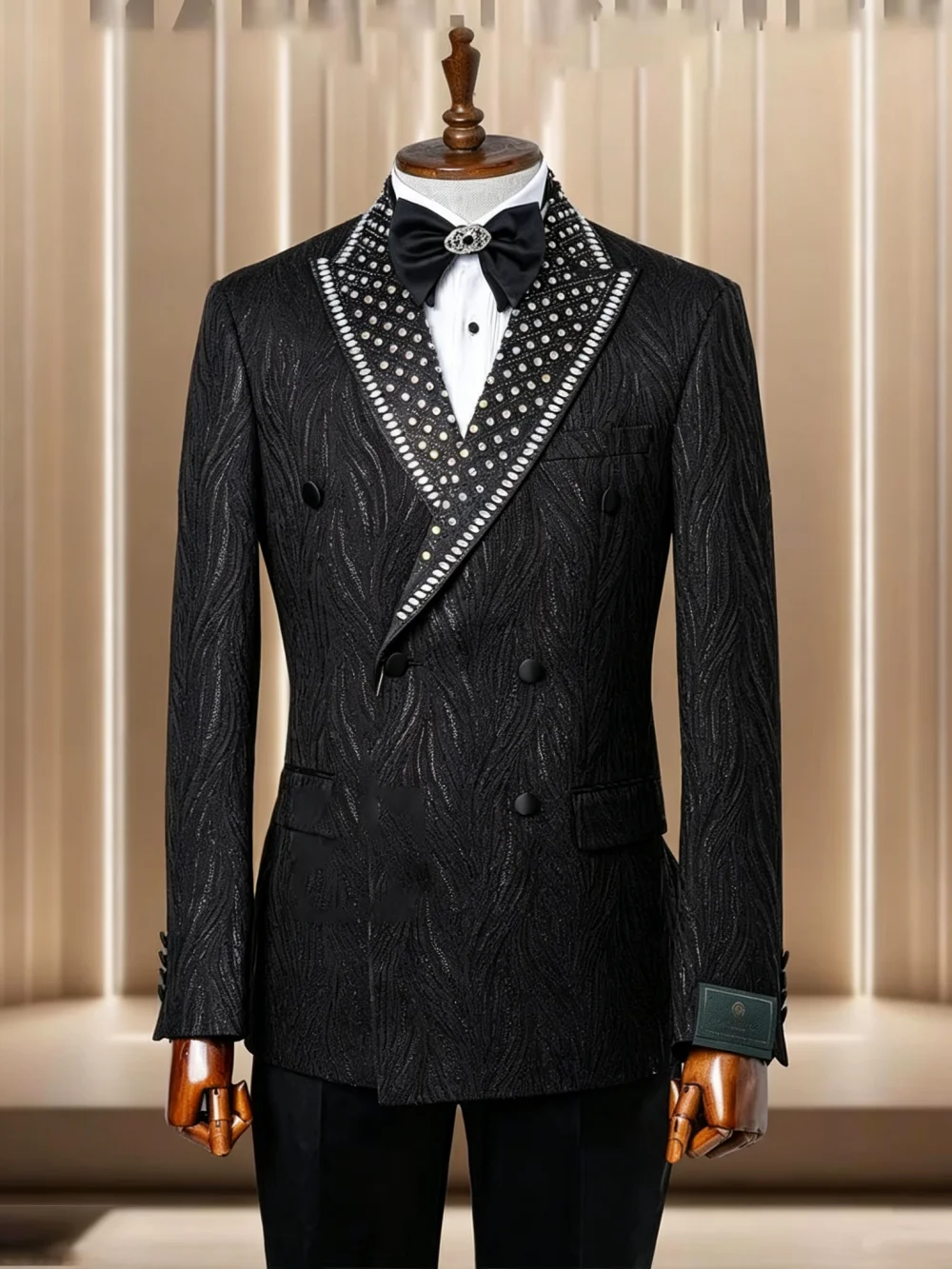Gliiter Crystals Men Suits Dou - đánh giá và giá Men'S Formal Wear No Suit