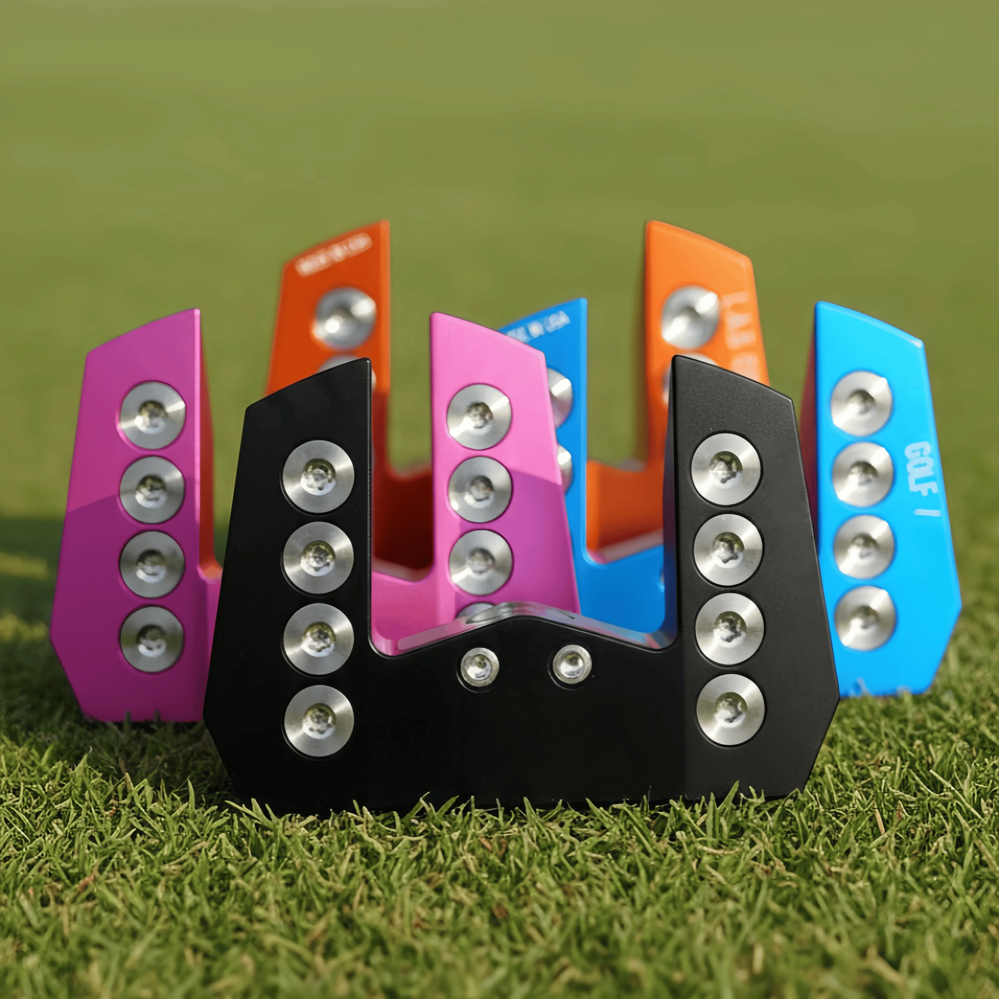 Right Hand High MOI Oversized Mallet Putter Golf Club with Laser Alignment Aid Face Balanced Design for Improved Distance Contro