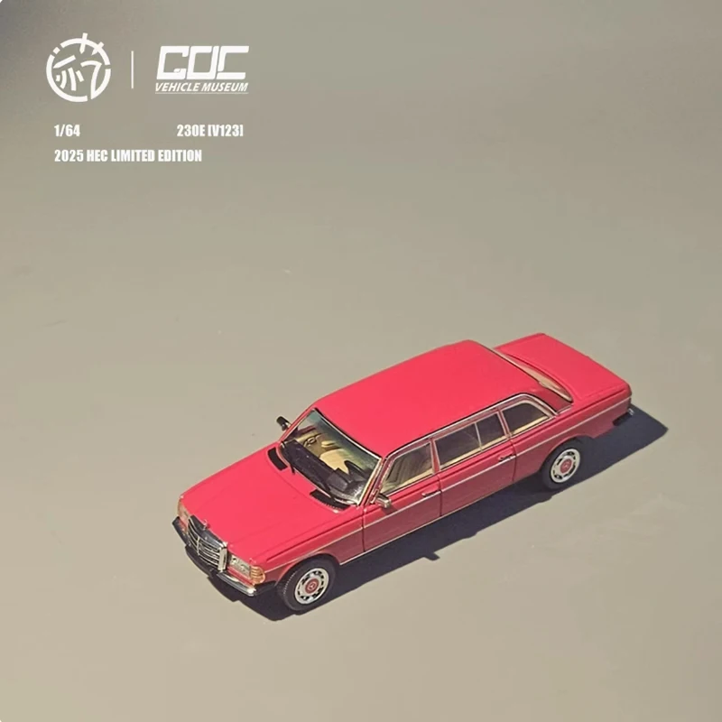 

GOC & JiYi сплав 1:64 HEC Limited Edition V123 230E расширенный лимузин модель автомобиля коллекция дисплей орнамент игрушка в подарок