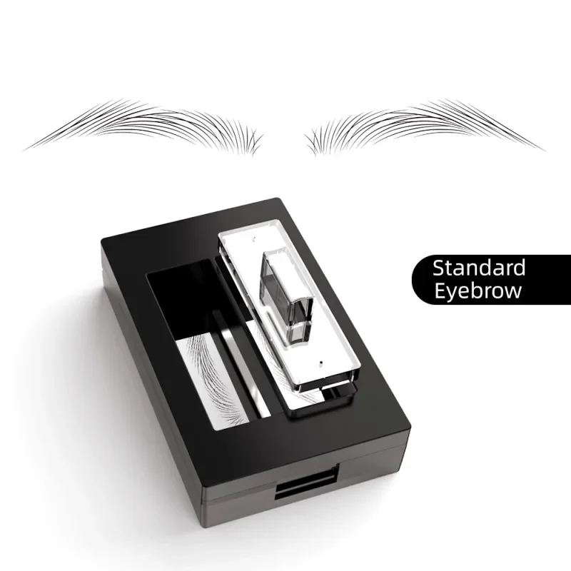 Waterproof Eyebrow Powder Dyeing Set Natural Impression Print Pad New Delicate Shape for Perfect Eyebrow Makeup