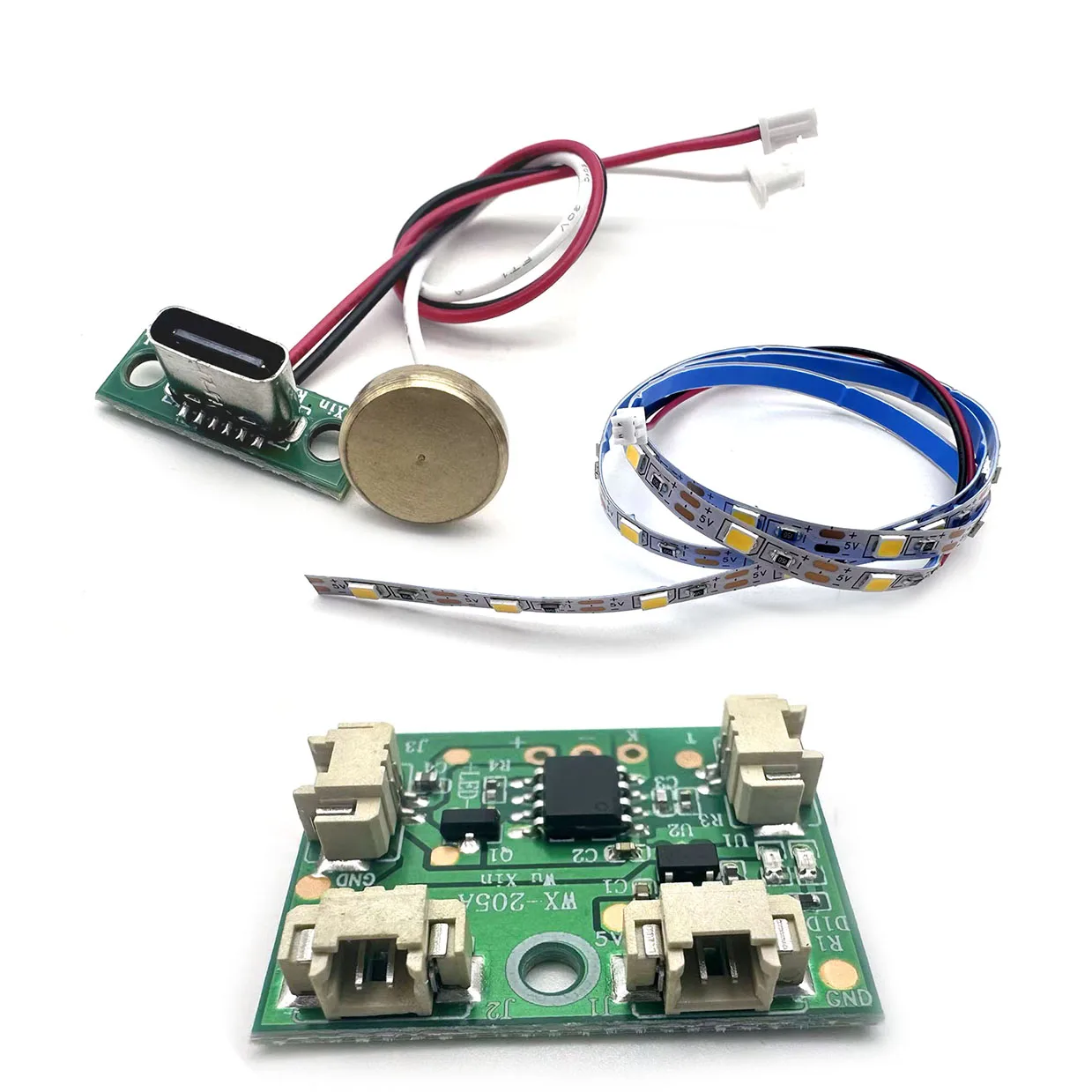 Lighting Painting Night Light Charging Touch Stepless Dimming PCBA Circuit Board Crafts Lighting Control Board Accessories