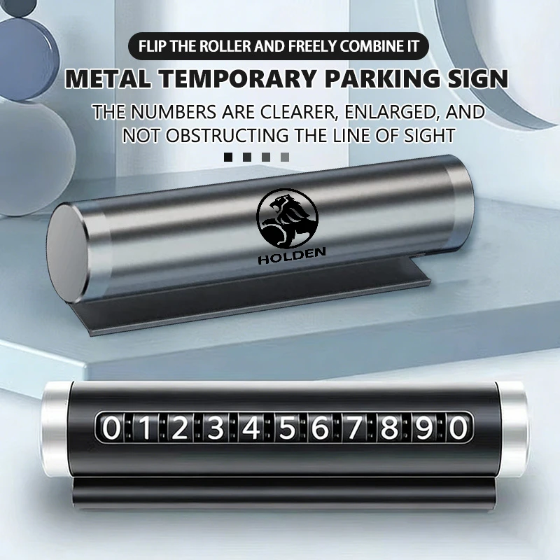For Holden Car Temporary Parking Card Phone Number Card Plate Digital Parking Number Holder Colorado Captiva Commodor VT VX VU
