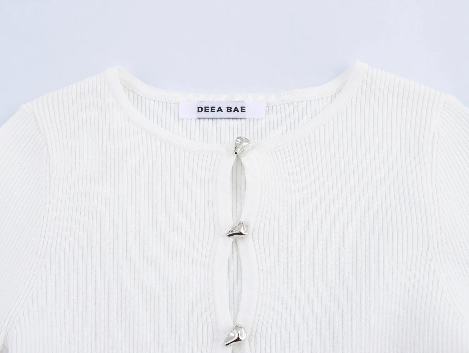 DEEABAE セクシーなスパイシーガールデザイン中空アウトニットセーター女性の春の新ラウンドネック露出へそショートトップ