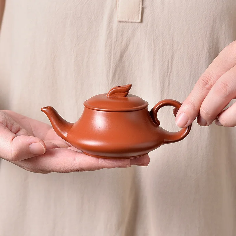 110cc Authentic Yixing Raw Ore Dahongpao Purple Clay Teapot Handmade Household Chinese Kungfu Teaset Tea Ceremony Gift Packaging