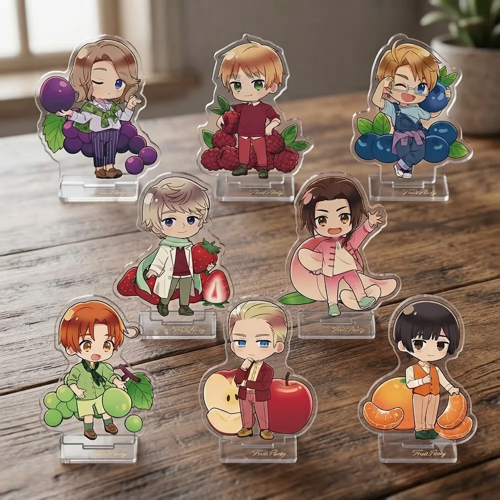 Hetalia WorldStars Acrylic Standee Balletcore Style Anime Figure, Keychain Ballet-Inspired Costume Desk Display Collectible Gift