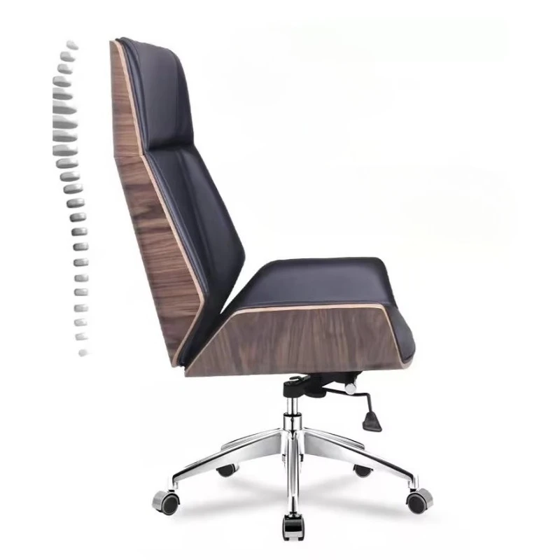 Hot Selling Conference Chair Executive Office Chair Leather Guest Manager Office Chair With High Back Support