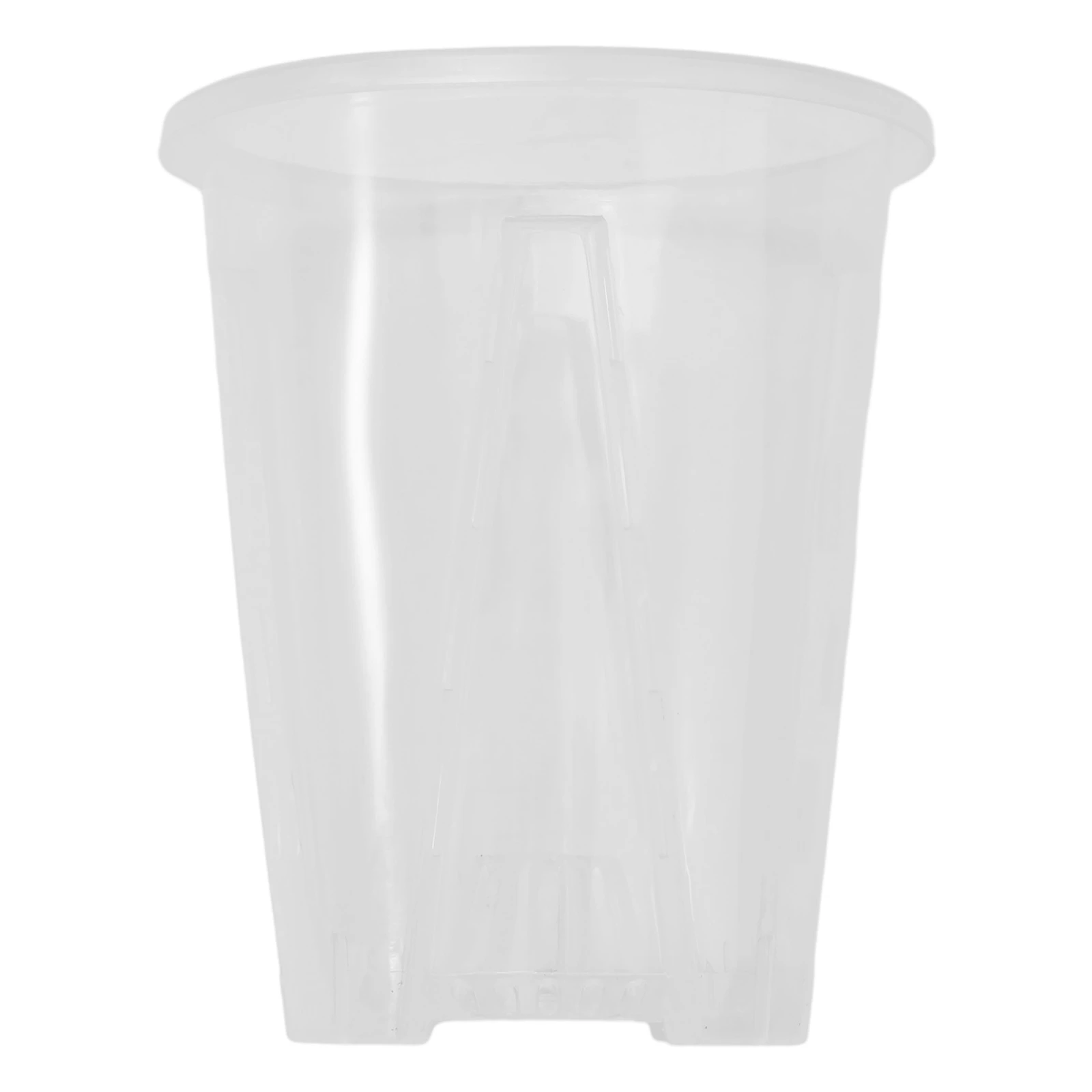 Orchid Growing Pot Transparent with Drainage Design for Root Health Suitable for Home Garden and Office Plant Arrangements