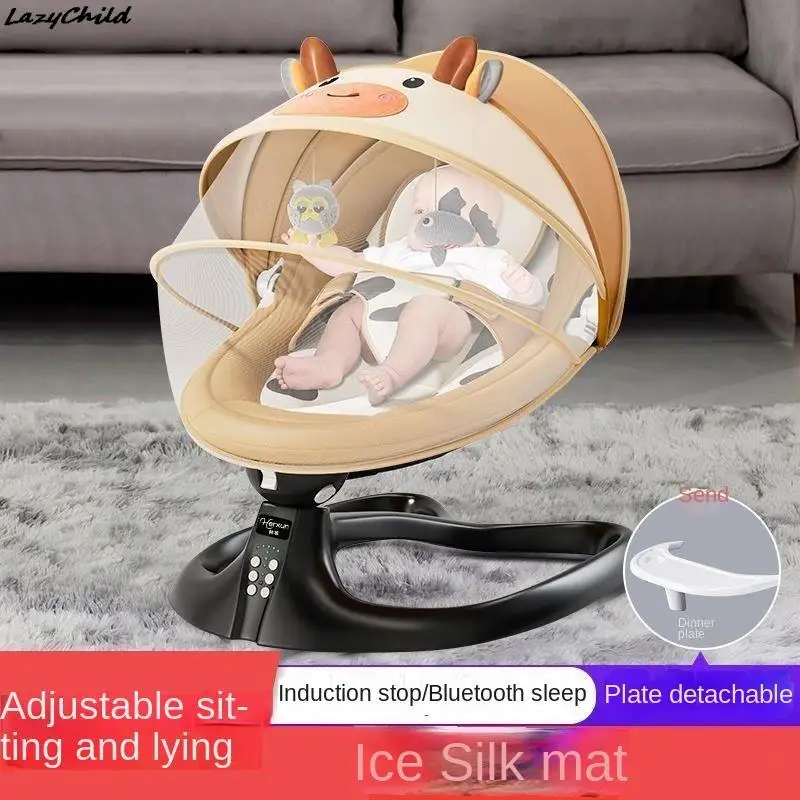 Coax Baby God Baby Electric Rocking Chair Newborn Baby Soothing Chair Recliner Baby Sleep Cradle Bed Can Sit And Lie Down