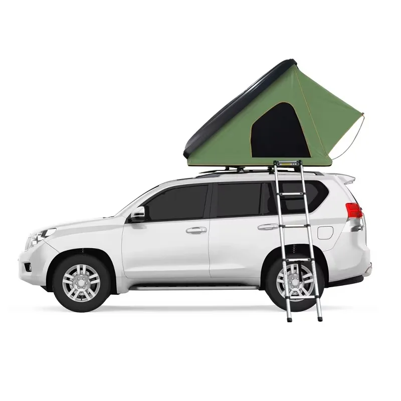 Wholesale Cheap ABS Hard Shell Triangle Outdoor Camping Travel Roof Top Car Tent