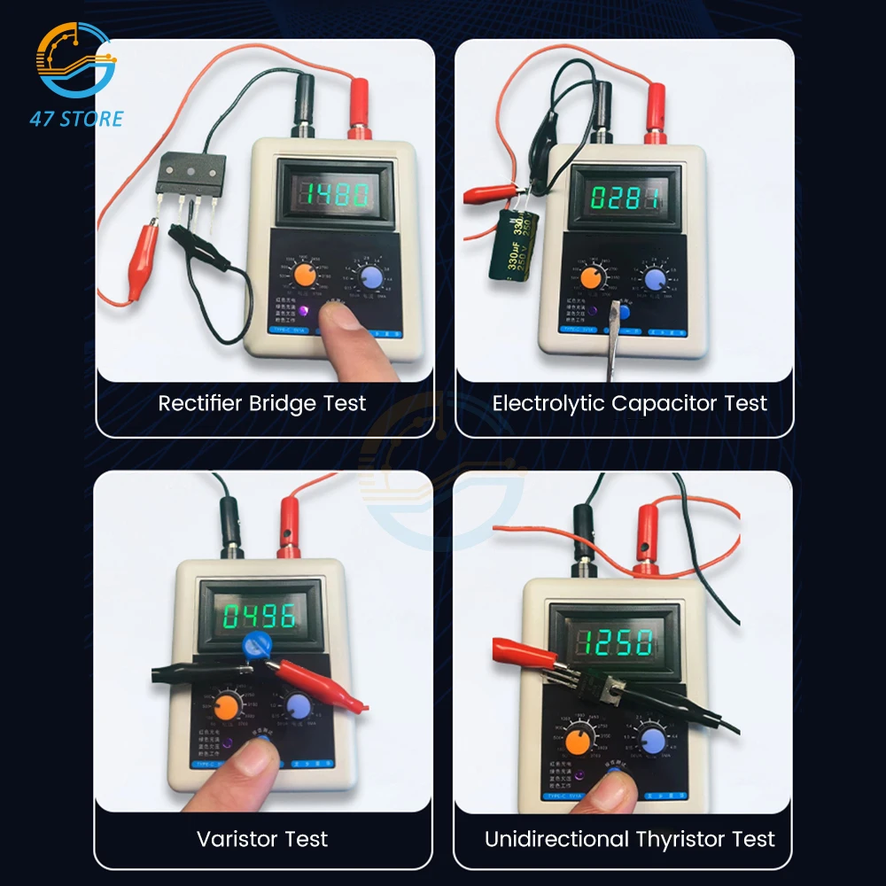 DC 50-3700V IGBT Voltage Capability Transistor Tester Diode MOS TriodeLED Voltage Capability Transistor Withstand Voltage Tester