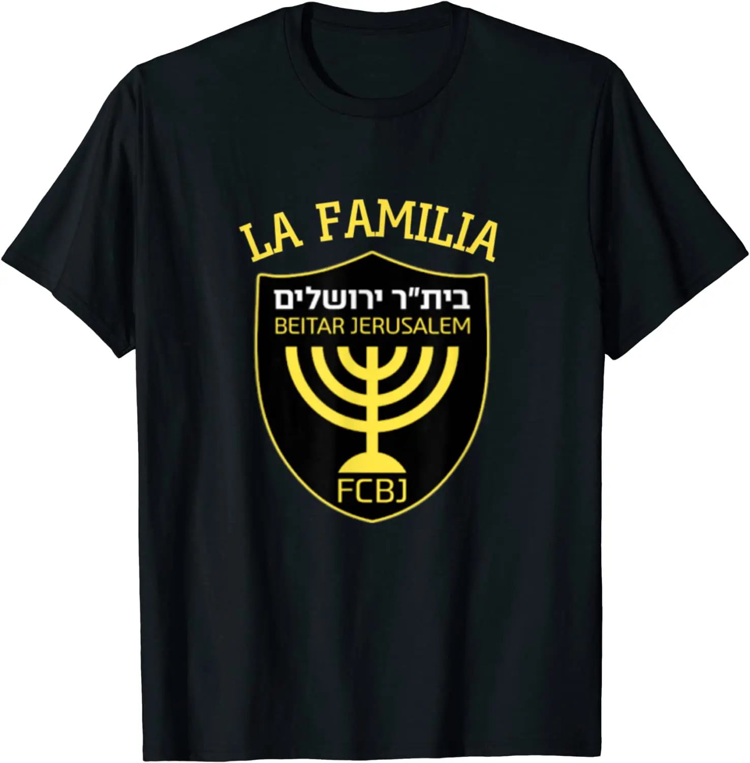 Beitar Jerusalem FC Soccer Football Shirt La Familia Israel T-Shirt Cotton Casual Graphic T Shirts