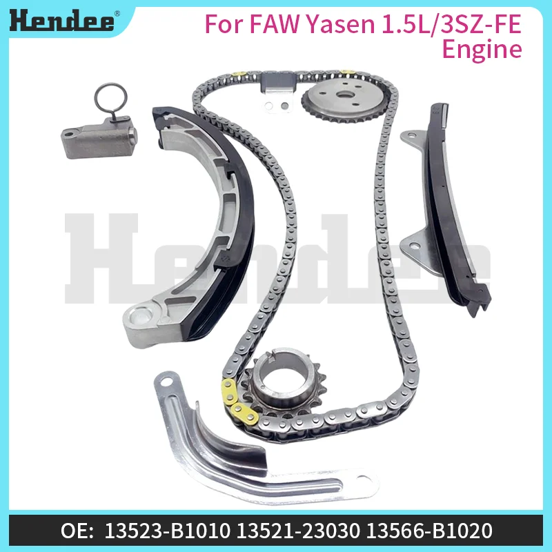Комплектующие цепи ГРМ для двигателя 3SZ-FE для FAW Yasen 1.5L, Автозапчасти OE: 13506-B1010132L, 13523-B1010, 13521-23030
