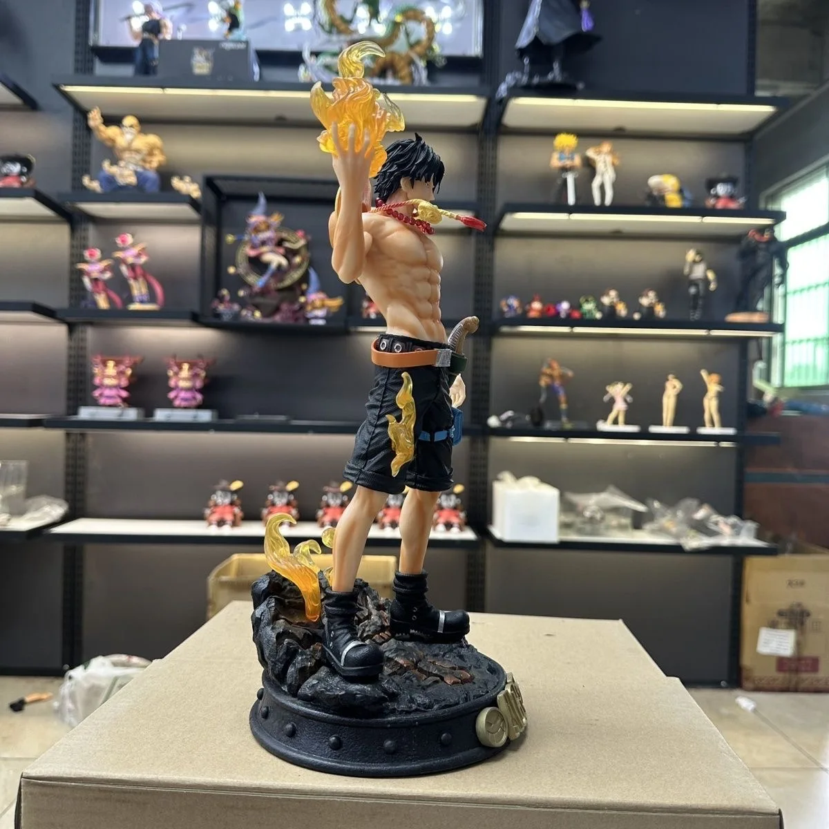 36cm/14.17in Anime ONE PIECE Figure ACE Action Figures Pvc Collection Model Toys for Gifts view 2